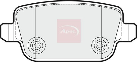 Apec PAD1532 Brake Pad Set, disc brake - 1