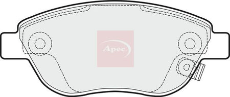 Apec PAD1533 Brake Pad Set, disc brake - 1