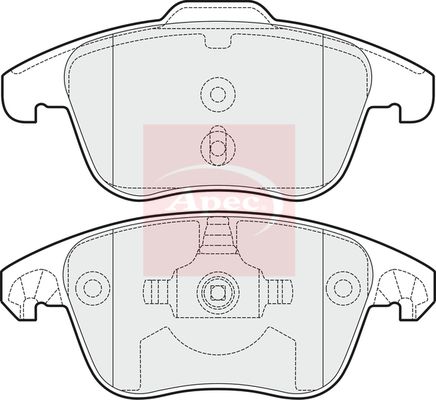 Apec PAD1534 Brake Pad Set, disc brake - 1