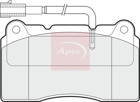 Apec PAD1536 Brake Pad Set, disc brake - 1