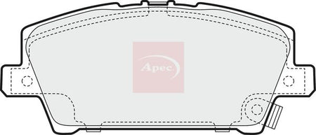 Apec PAD1538 Brake Pad Set, disc brake - 1