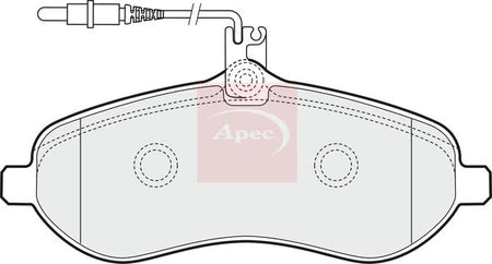 Apec PAD1539 Brake Pad Set, disc brake - 1