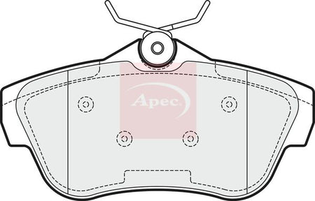 Apec PAD1540 Brake Pad Set, disc brake - 1