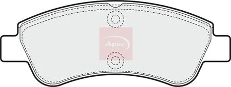Apec PAD1546 Brake Pad Set, disc brake - 1
