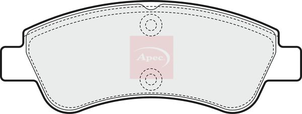 Apec PAD1546 Brake Pad Set, disc brake - 1