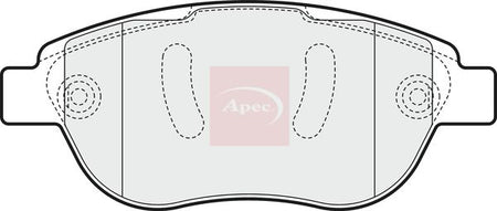 Apec PAD1547 Brake Pad Set, disc brake - 1