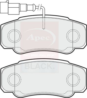 Apec PAD1554B Brake Pad Set, disc brake - 1