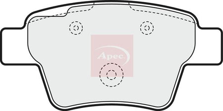 Apec PAD1558 Brake Pad Set, disc brake - 1