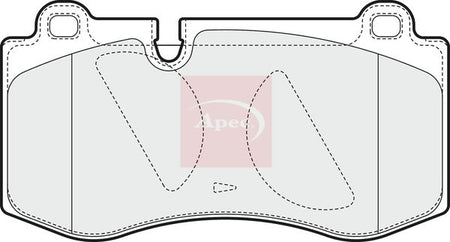 Apec PAD1561 Brake Pad Set, disc brake - 1