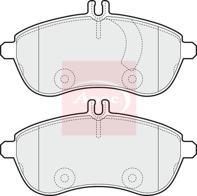 Apec PAD1565 Brake Pad Set, disc brake - 1