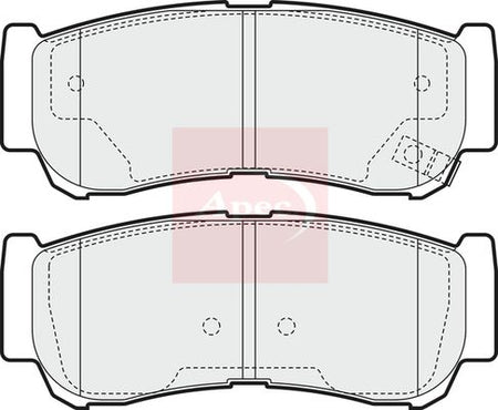 Apec PAD1568 Brake Pad Set, disc brake - 1
