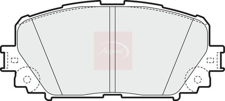 Apec PAD1572 Brake Pad Set, disc brake - 1