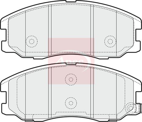 Apec PAD1574 Brake Pad Set, disc brake - 1