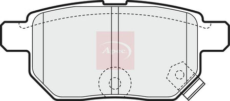 Apec PAD1578 Brake Pad Set, disc brake - 1