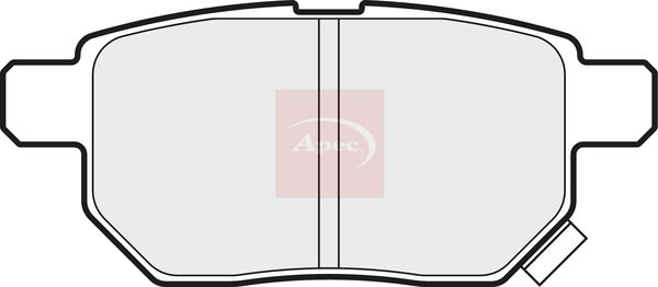 Apec PAD1579 Brake Pad Set, disc brake - 1
