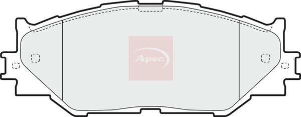 Apec PAD1586 Brake Pad Set, disc brake - 1