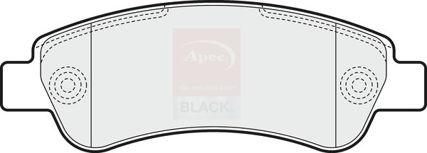 Apec PAD1589B Brake Pad Set, disc brake - 1