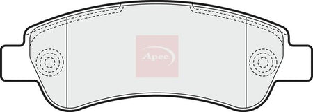 Apec PAD1589 Brake Pad Set, disc brake - 1