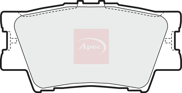 Apec PAD1591 Brake Pad Set, disc brake - 1