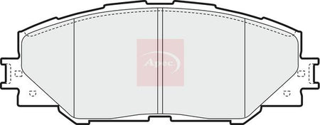 Apec PAD1592 Brake Pad Set, disc brake - 1