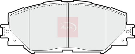 Apec PAD1593 Brake Pad Set, disc brake - 1