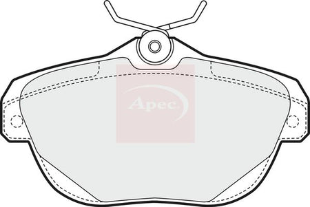 Apec PAD1594 Brake Pad Set, disc brake - 1