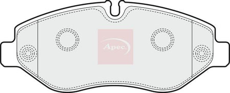 Apec PAD1597 Brake Pad Set, disc brake - 1