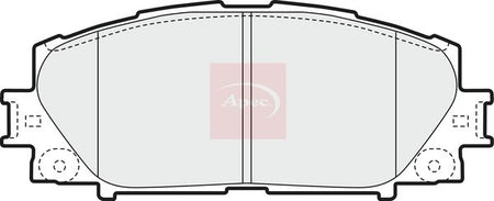 Apec PAD1598 Brake Pad Set, disc brake - 1