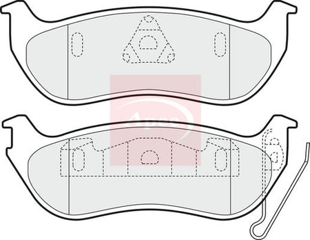 Apec PAD1601 Brake Pad Set, disc brake - 1