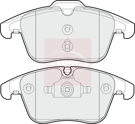 Apec PAD1602 Brake Pad Set, disc brake - 1