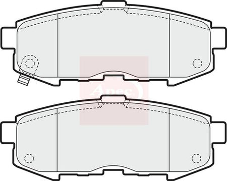 Apec PAD1603 Brake Pad Set, disc brake - 1