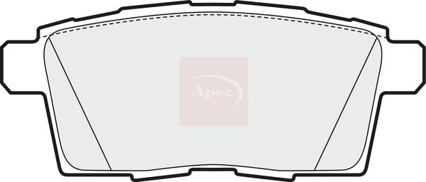 Apec PAD1605 Brake Pad Set, disc brake - 1