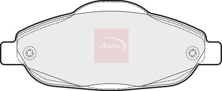 Apec PAD1609 Brake Pad Set, disc brake - 1
