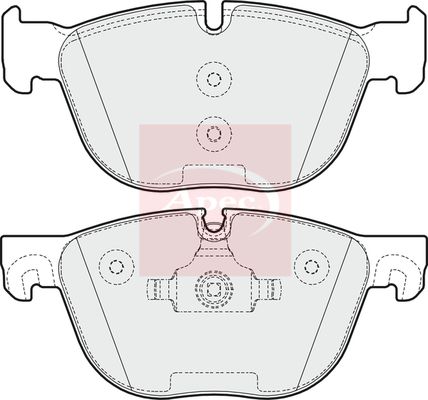 Apec PAD1614 Brake Pad Set, disc brake - 1