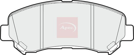 Apec PAD1621 Brake Pad Set, disc brake - 1