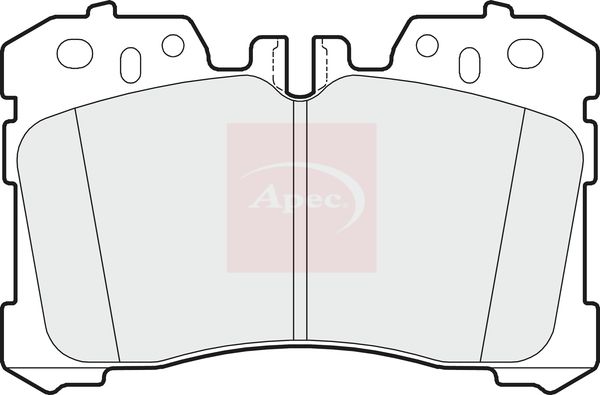 Apec PAD1622 Brake Pad Set, disc brake - 1