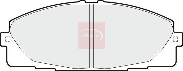 Apec PAD1624 Brake Pad Set, disc brake - 1