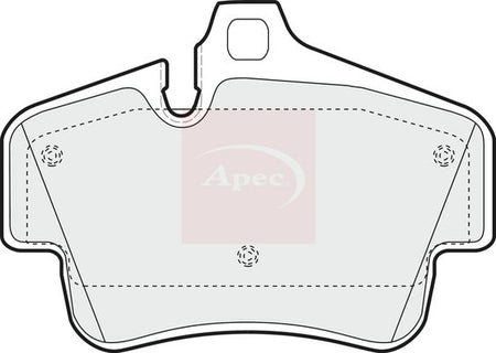Apec PAD1628 Brake Pad Set, disc brake - 1