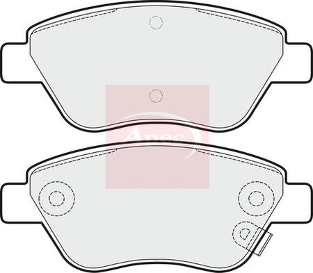 Apec PAD1629 Brake Pad Set, disc brake - 1