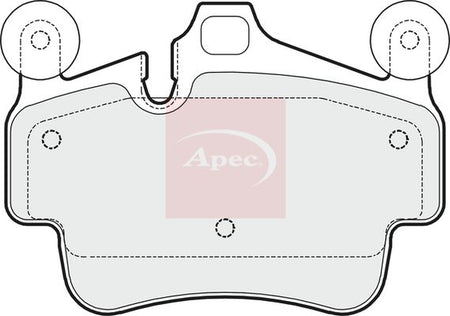 Apec PAD1634 Brake Pad Set, disc brake - 1
