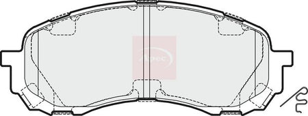 Apec PAD1644 Brake Pad Set, disc brake - 1