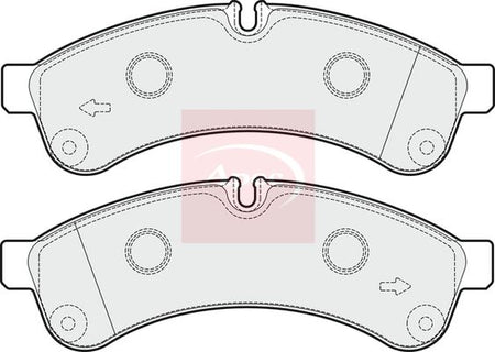 Apec PAD1645 Brake Pad Set, disc brake - 1