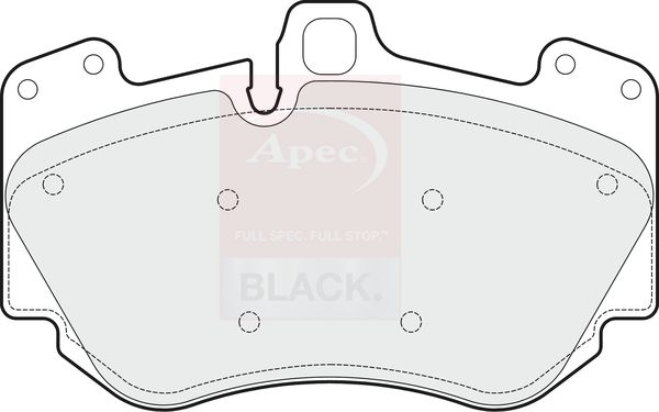 Apec PAD1647B Brake Pad Set, disc brake - 1