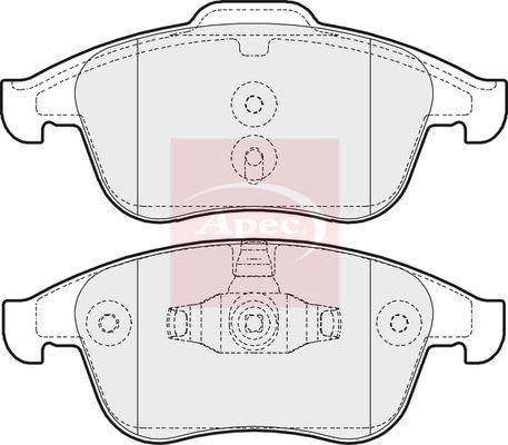 Apec PAD1650 Brake Pad Set, disc brake - 1