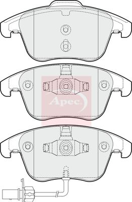 Apec PAD1651 Brake Pad Set, disc brake - 1