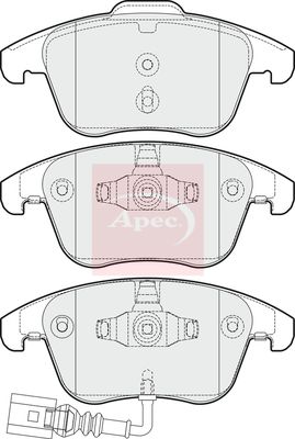 Apec PAD1653 Brake Pad Set, disc brake - 1