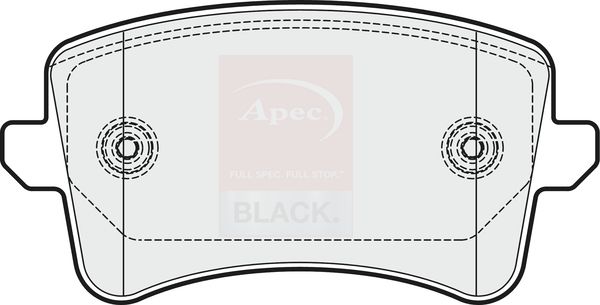 Apec PAD1655B Brake Pad Set, disc brake - 1