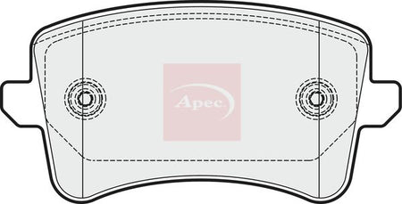 Apec PAD1655 Brake Pad Set, disc brake - 1
