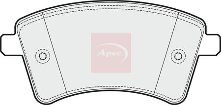 Apec PAD1656 Brake Pad Set, disc brake - 1
