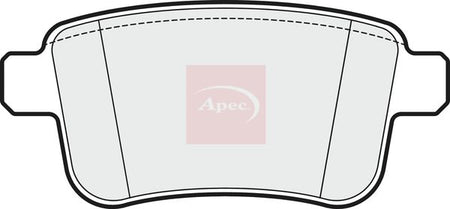 Apec PAD1657 Brake Pad Set, disc brake - 1